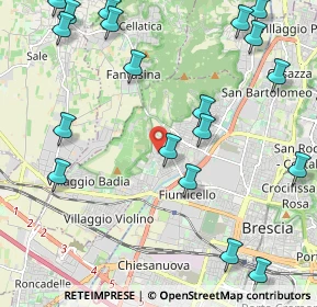 Mappa Via dei Pialorsi, 25127 Brescia BS, Italia (2.8555)