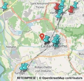 Mappa Via Masaccio, 20022 Castano Primo MI, Italia (2.648)