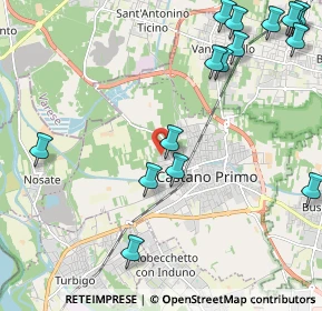 Mappa Via Masaccio, 20022 Castano Primo MI, Italia (2.845)