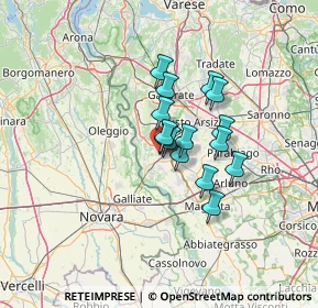 Mappa Via Masaccio, 20022 Castano Primo MI, Italia (8.60667)