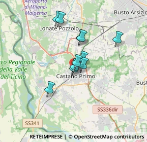 Mappa Via Cardinal Ferrari, 20022 Castano Primo MI, Italia (2.44818)