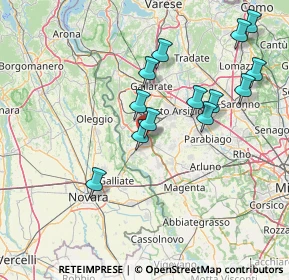 Mappa Via Cardinal Ferrari, 20022 Castano Primo MI, Italia (14.79615)