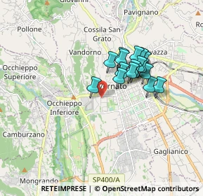 Mappa Strada Campagne, 13900 Biella BI, Italia (1.35111)