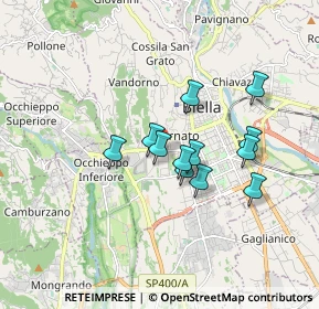 Mappa Strada Campagne, 13900 Biella BI, Italia (1.3425)