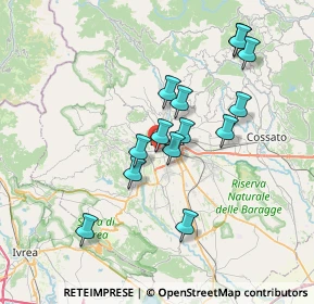Mappa Strada Campagne, 13900 Biella BI, Italia (6.46286)