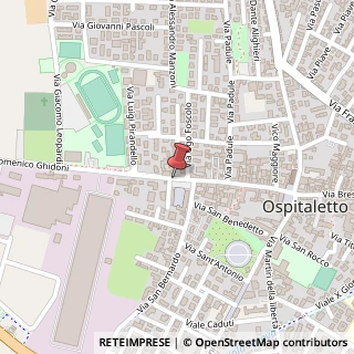 Mappa Via Domenico Ghidoni, 10, 25035 Ospitaletto, Brescia (Lombardia)