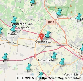 Mappa Via San Bernardo, 25035 Ospitaletto BS, Italia (6.386)