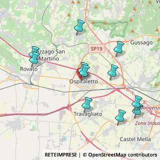 Mappa Via San Bernardo, 25035 Ospitaletto BS, Italia (4.32455)