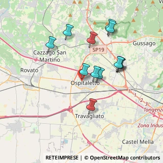Mappa Via San Bernardo, 25035 Ospitaletto BS, Italia (3.5)