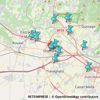 Mappa Via San Bernardo, 25035 Ospitaletto BS, Italia (3.47364)