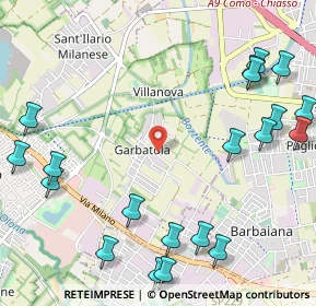 Mappa Via Damiano Chiesa, 20014 Nerviano MI, Italia (1.4635)