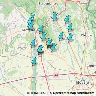 Mappa Via Camillo Benso Conte di Cavour, 28073 Fara Novarese NO, Italia (6.26842)