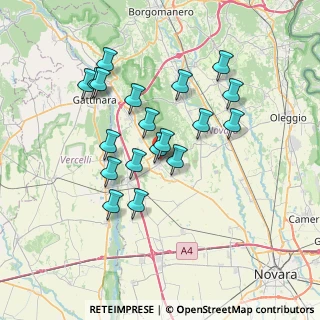 Mappa Via Camillo Benso Conte di Cavour, 28073 Fara Novarese NO, Italia (6.41474)
