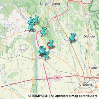 Mappa Via Camillo Benso Conte di Cavour, 28073 Fara Novarese NO, Italia (5.98545)