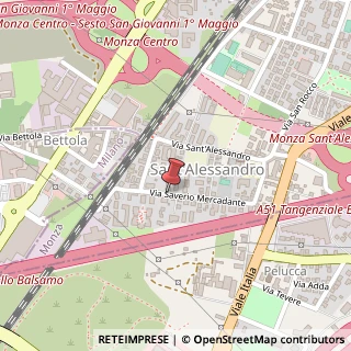 Mappa Via Severino Mercadante, 33/A, 23844 Monza, Monza e Brianza (Lombardia)