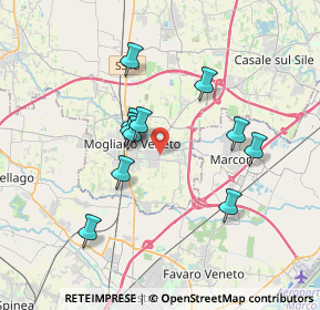 Mappa Via delle Azalee, 31021 Mogliano Veneto TV, Italia (3.14455)