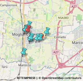 Mappa Via delle Azalee, 31021 Mogliano Veneto TV, Italia (1.26455)