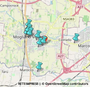 Mappa Via delle Azalee, 31021 Mogliano Veneto TV, Italia (1.56455)