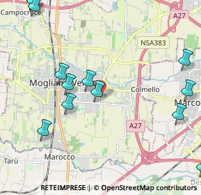 Mappa Via delle Azalee, 31021 Mogliano Veneto TV, Italia (2.73077)