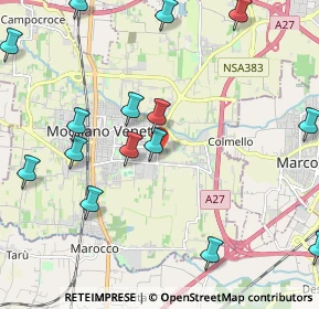 Mappa Via delle Azalee, 31021 Mogliano Veneto TV, Italia (2.58133)