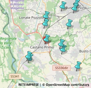 Mappa Via Monte Grappa, 20022 Castano Primo MI, Italia (4.46583)