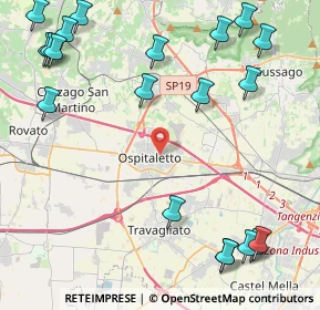 Mappa Via Guglielmo Marconi, 25035 Ospitaletto BS, Italia (5.9645)