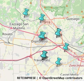 Mappa Via Guglielmo Marconi, 25035 Ospitaletto BS, Italia (3.25545)