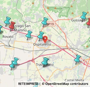 Mappa Via Guglielmo Marconi, 25035 Ospitaletto BS, Italia (6.526)