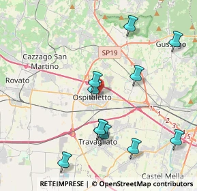 Mappa Via Guglielmo Marconi, 25035 Ospitaletto BS, Italia (4.23273)