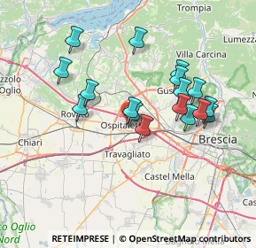 Mappa Via Camillo Benso Conte di Cavour, 25035 Ospitaletto BS, Italia (6.58118)