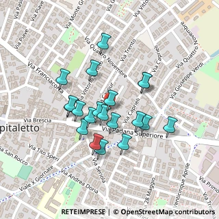 Mappa Via Camillo Benso Conte di Cavour, 25035 Ospitaletto BS, Italia (0.187)