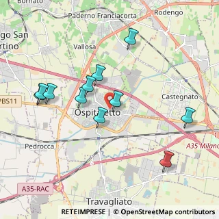 Mappa Via Camillo Benso Conte di Cavour, 25035 Ospitaletto BS, Italia (1.93)