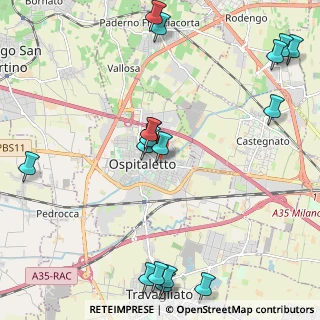 Mappa Via Guglielmo Marconi, 25035 Ospitaletto BS, Italia (2.70176)