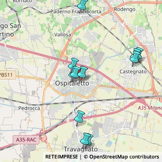 Mappa Via Guglielmo Marconi, 25035 Ospitaletto BS, Italia (2.15091)