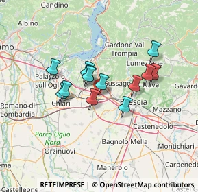 Mappa Via Guglielmo Marconi, 25035 Ospitaletto BS, Italia (10.24077)