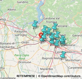 Mappa Via Guglielmo Marconi, 25035 Ospitaletto BS, Italia (9.82231)