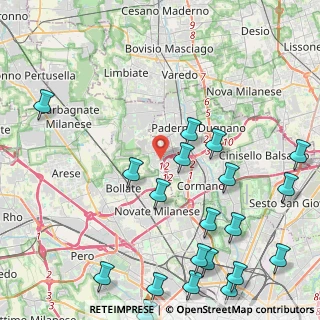Mappa Via Brianza, 20021 Bollate MI, Italia (5.858)