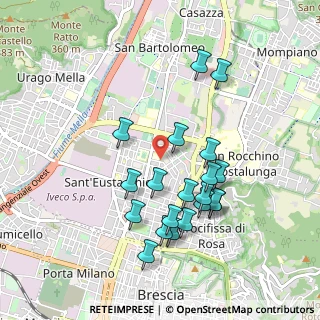 Mappa Via Hermada, 25128 Brescia BS, Italia (0.9105)