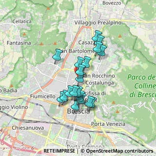 Mappa Via Hermada, 25128 Brescia BS, Italia (1.3795)