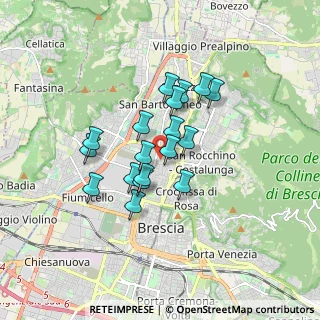 Mappa Via Hermada, 25128 Brescia BS, Italia (1.28389)