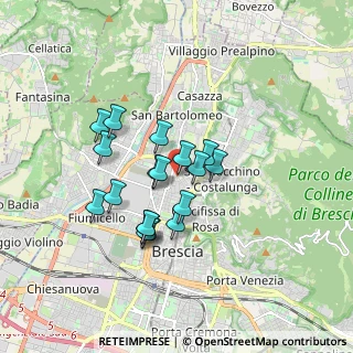 Mappa Via Hermada, 25128 Brescia BS, Italia (1.36389)