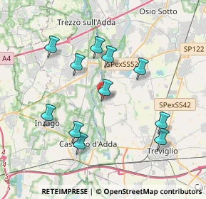 Mappa Via Trieste, 24045 Fara Gera d'Adda BG, Italia (3.69636)