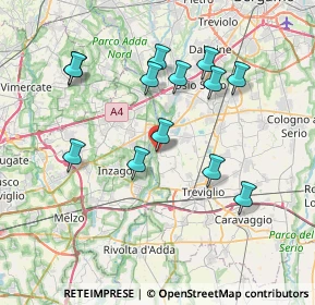 Mappa Via Trieste, 24045 Fara Gera d'Adda BG, Italia (7.24462)