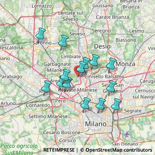 Mappa Via Adda, 20021 Bollate MI, Italia (6.34286)