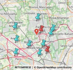 Mappa Via Adda, 20021 Bollate MI, Italia (3.77273)