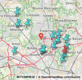 Mappa Via Adda, 20021 Bollate MI, Italia (4.07471)