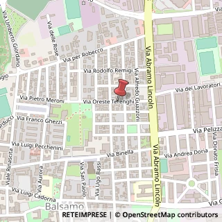 Mappa Via O. Terenghi, Oreste, 20092 Cinisello Balsamo, Milano (Lombardia)