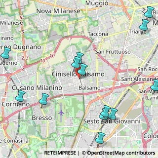 Mappa Via Martiri di Fossoli, 20092 Cinisello Balsamo MI, Italia (2.82769)