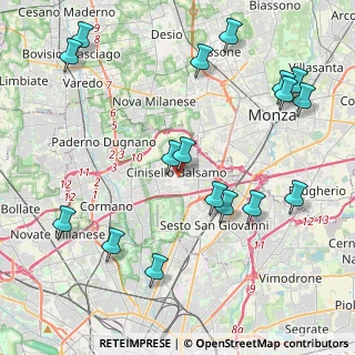 Mappa Via Martiri di Fossoli, 20092 Cinisello Balsamo MI, Italia (4.97118)