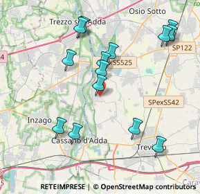 Mappa Via Colleoni Bartolomeo, 24045 Fara Gera D'Adda BG, Italia (4.105)